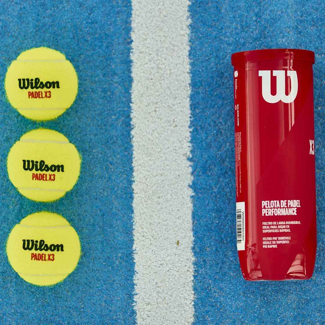 Wilson Padel X3 Balls - 3 Ball Can