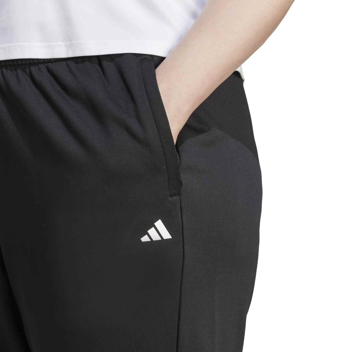 adidas Game and Go Womens Tapered Fleece Joggers