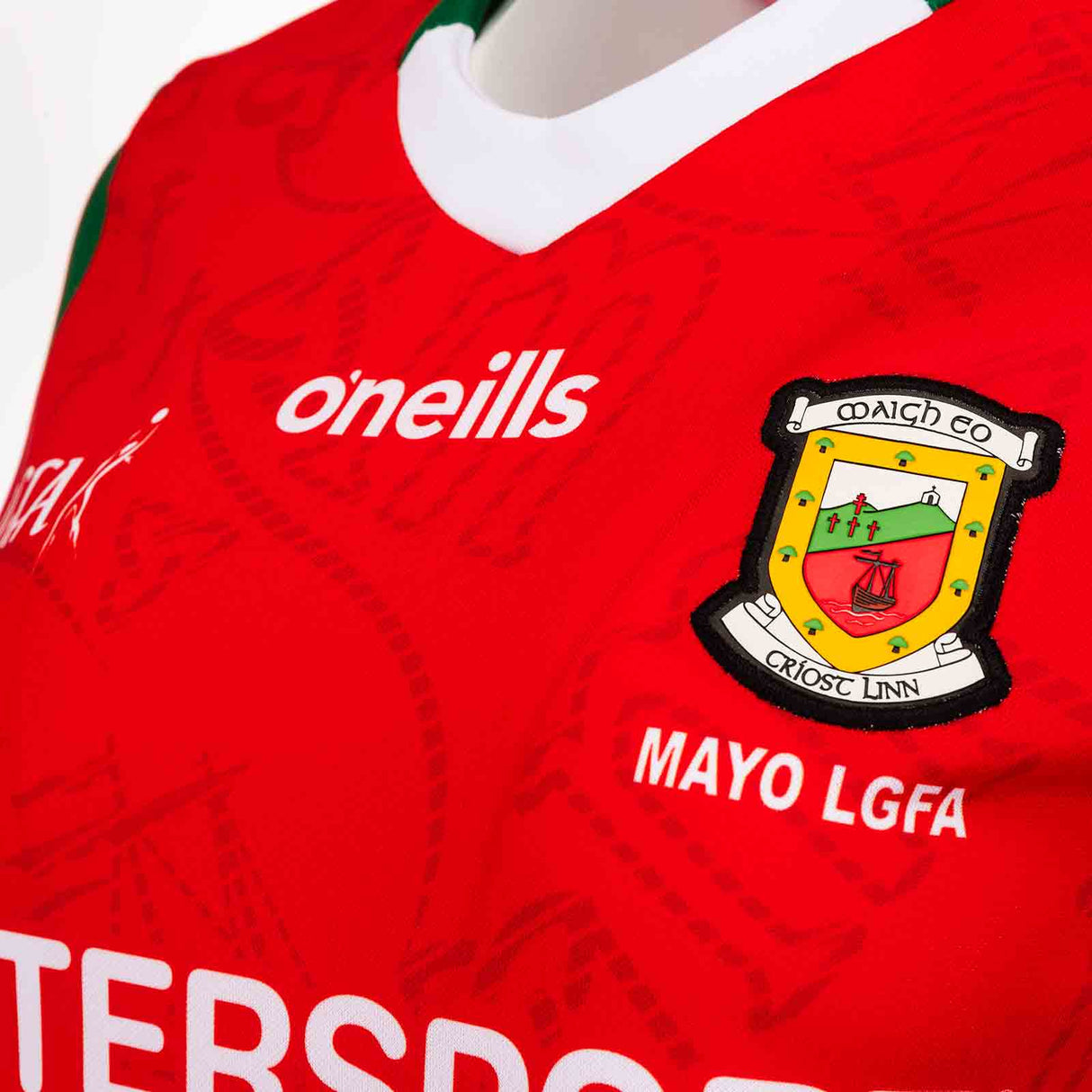 O'Neills Mayo 2023 LGFA Alternate Kids Jersey