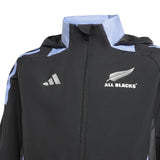 adidas All Blacks All Weather Kids Zip-Up Hooded Jacket