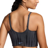 Nike One Womens Light-Support Lightly Lined Longline Printed Sports Bra