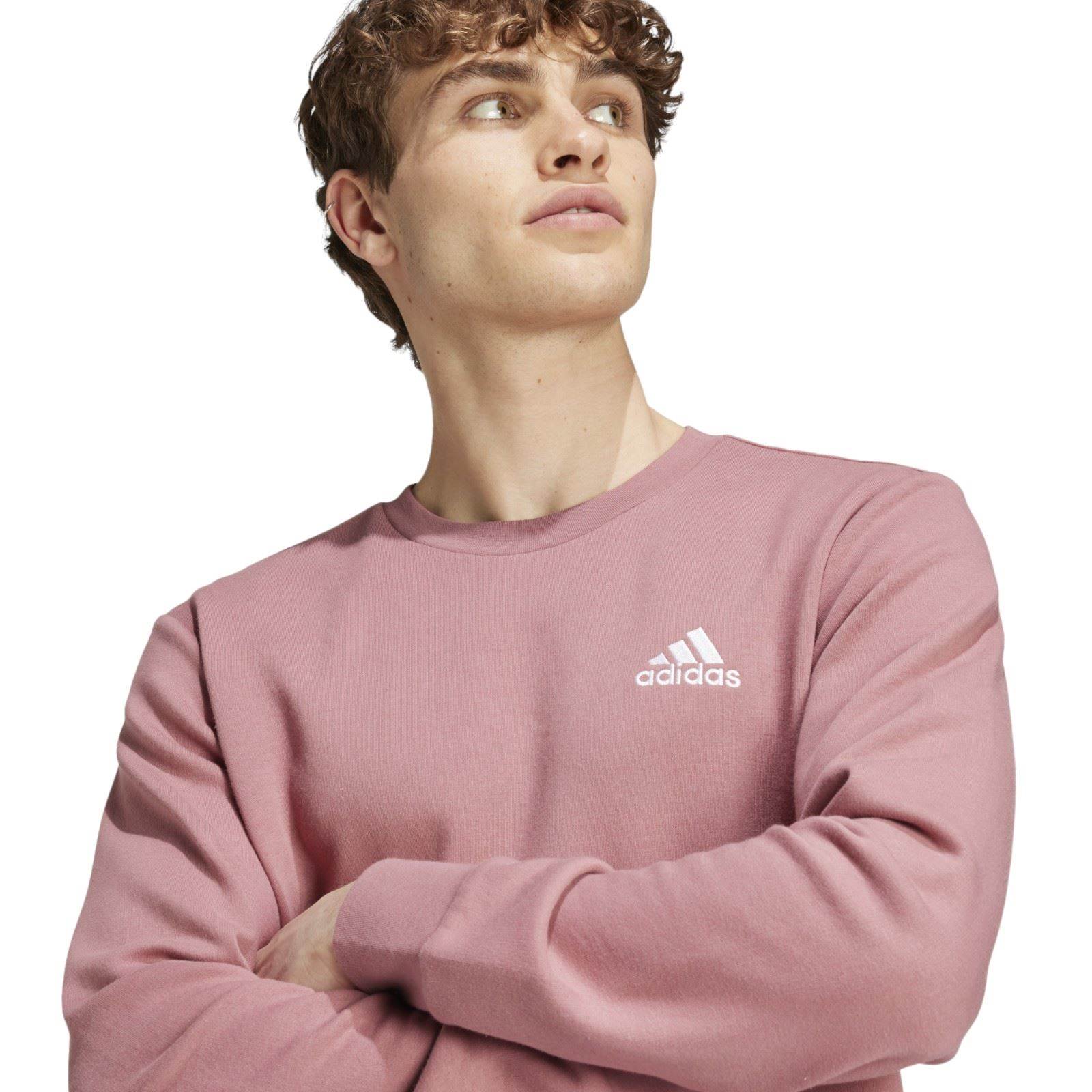 adidas FeelCozy Mens Fleece Sweatshirt