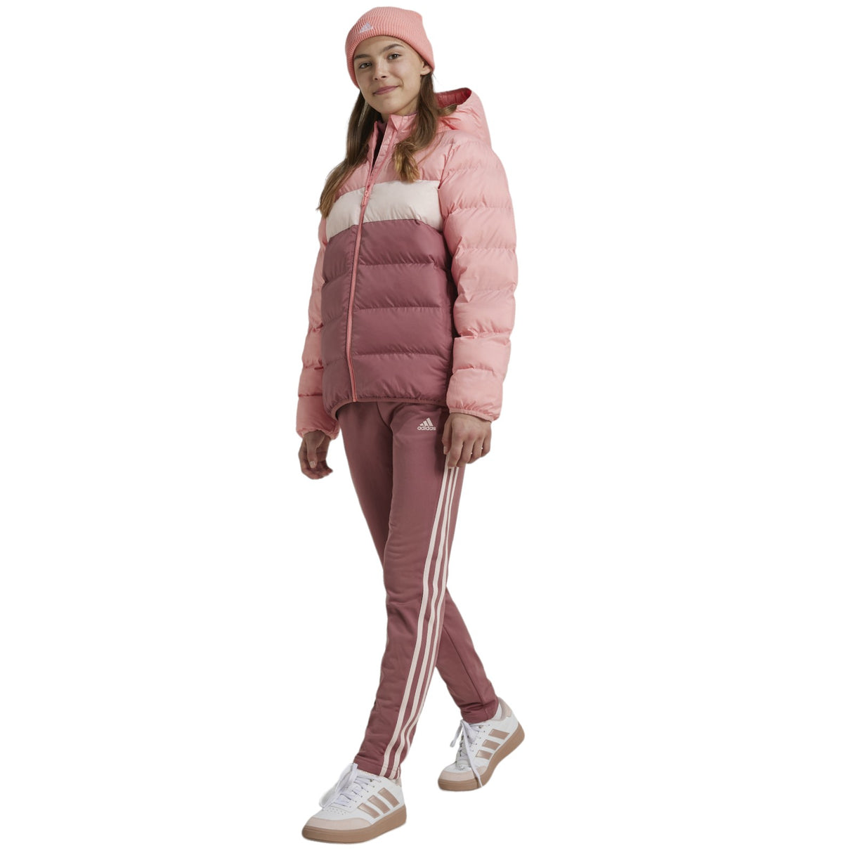 adidas Junior SD Girls Jacket Pink