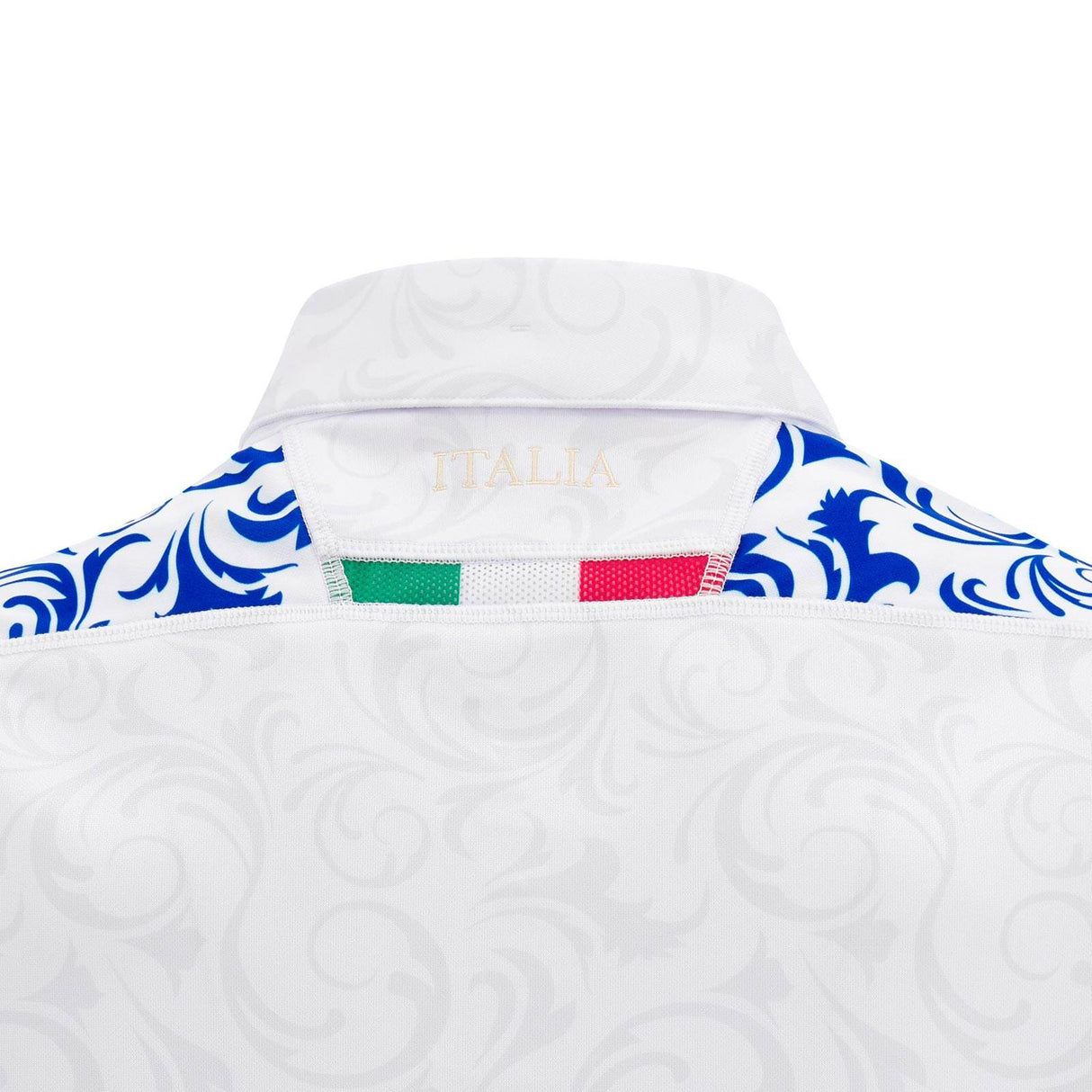 Macron Italy 2024/25 Short Sleeved Away Replica Rugby Jersey