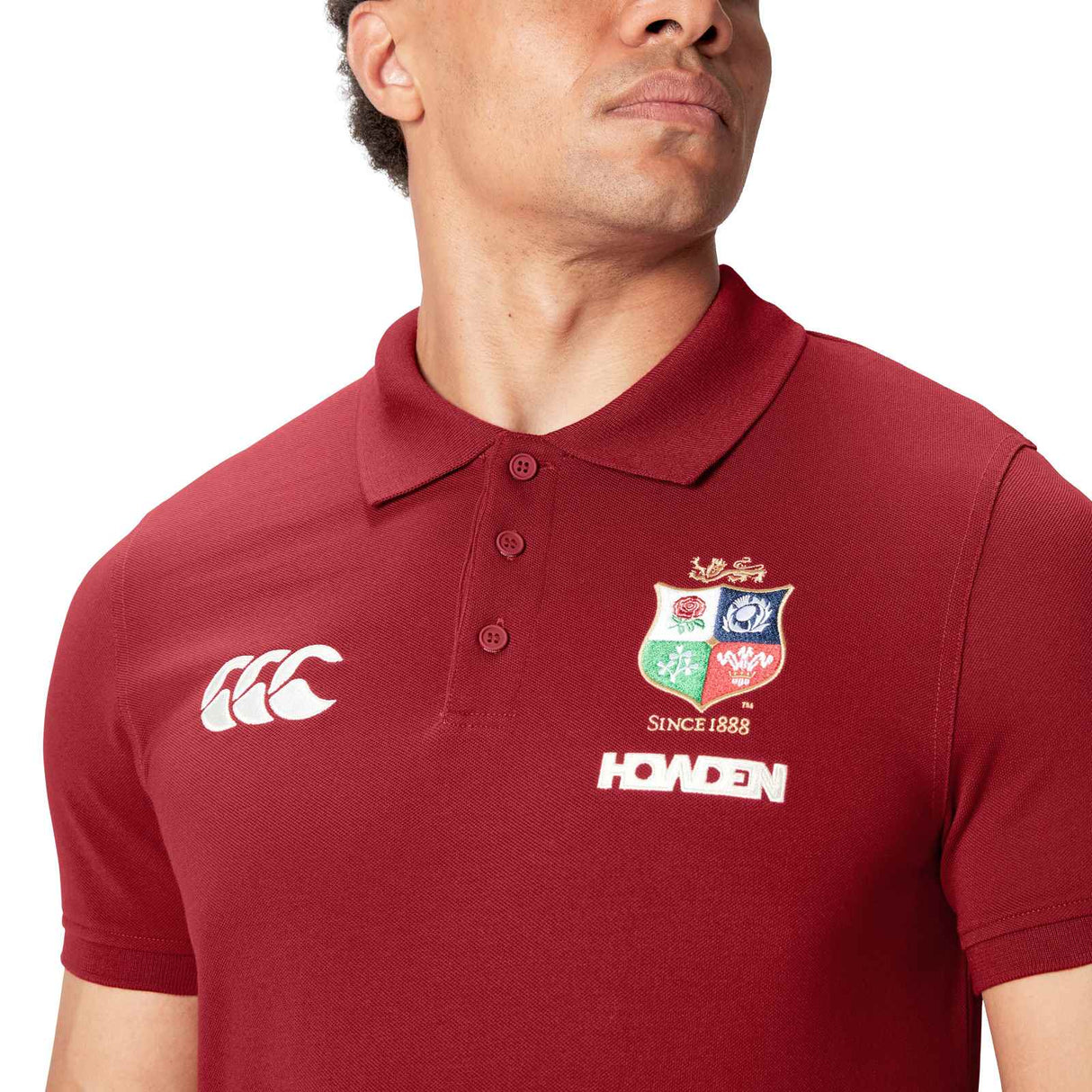 Canterbury British & Irish Lions Rugby 2024/25 Mens Short Sleeved Pique Polo Shirt