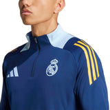 adidas Real Madrid Tiro 2024/25 Mens Quarter-Zip Training Top