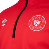 Umbro Sligo Rovers Football 2025 Mens Half-Zip Bonded Fleece Top