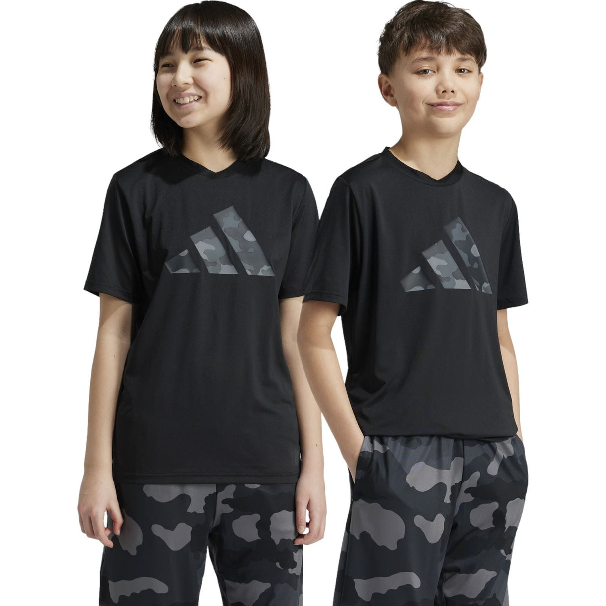 adidas Train Essentials Kids Printed Short Sleeved T-Shirt