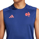 adidas France 2024/25 Rugby Training Sleeveless Singlet