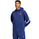 adidas France 2024/25 Full-Zip Rugby Travel Hoodie