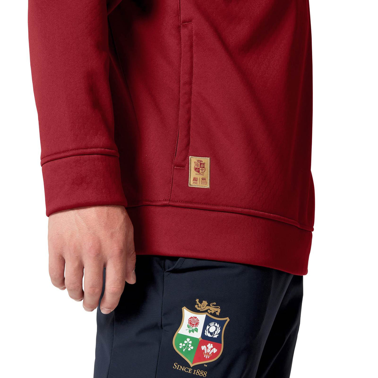 Canterbury British & Irish Lions Rugby 2024/25 Mens Half-Zip Fleece Top