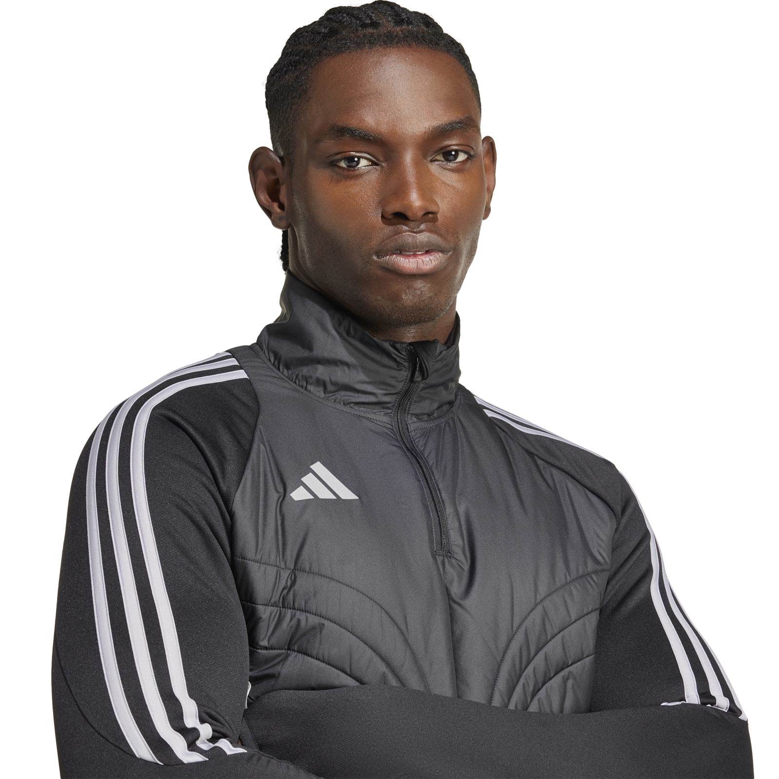 adidas Tiro 2024 25 Winterized Mens Quarter Zip Football Training Top