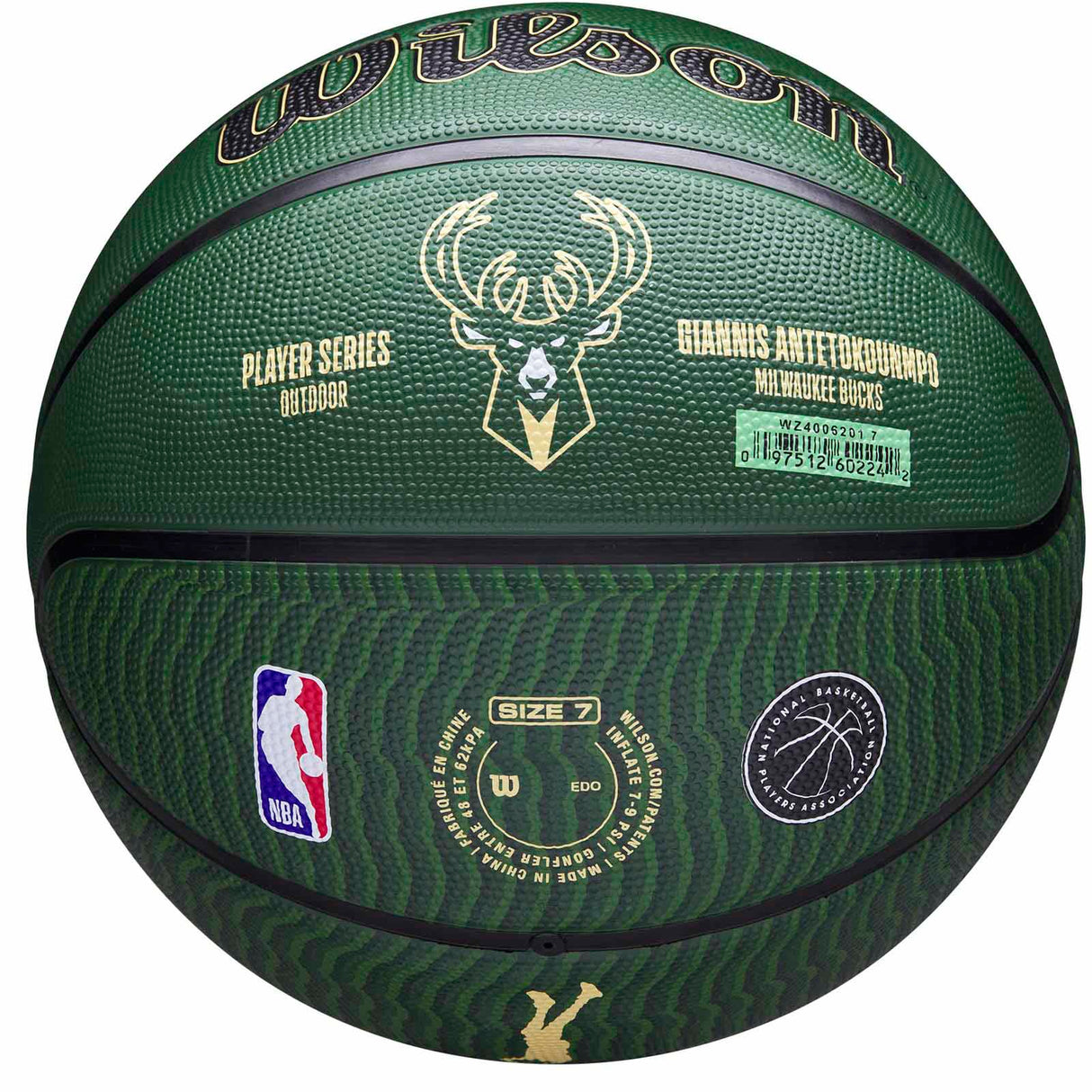 Wilson NBA Giannis Outdoor Basketball - Size 7