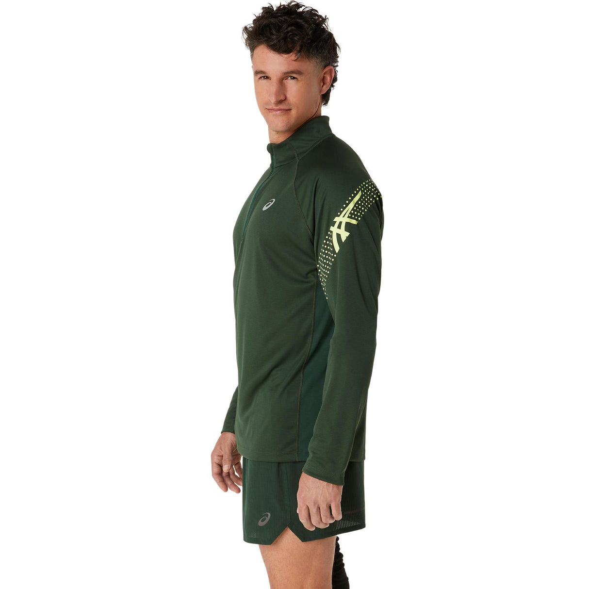 Asics Icon Long Sleeve Mens Half Zip Top