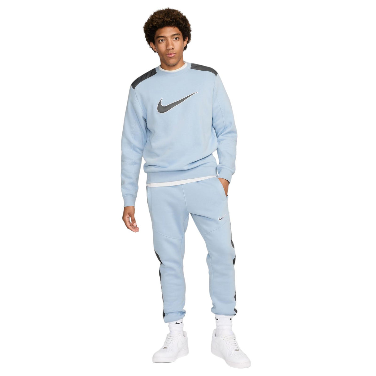 Nike Sportswear Mens Crew-Neck Fleece Sweatshirt