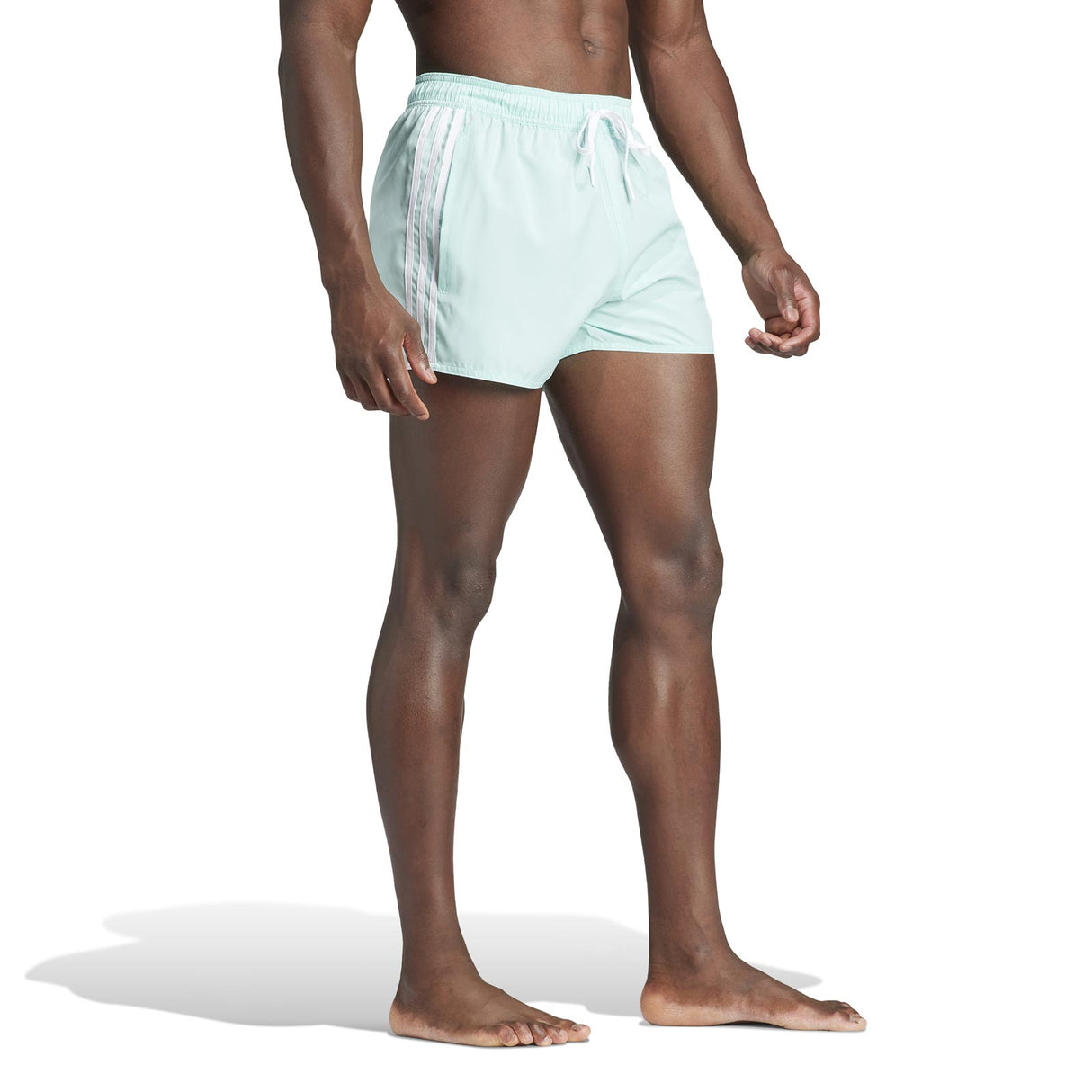 adidas 3-Stripes CLX Very-Short-Length Mens Swim Shorts
