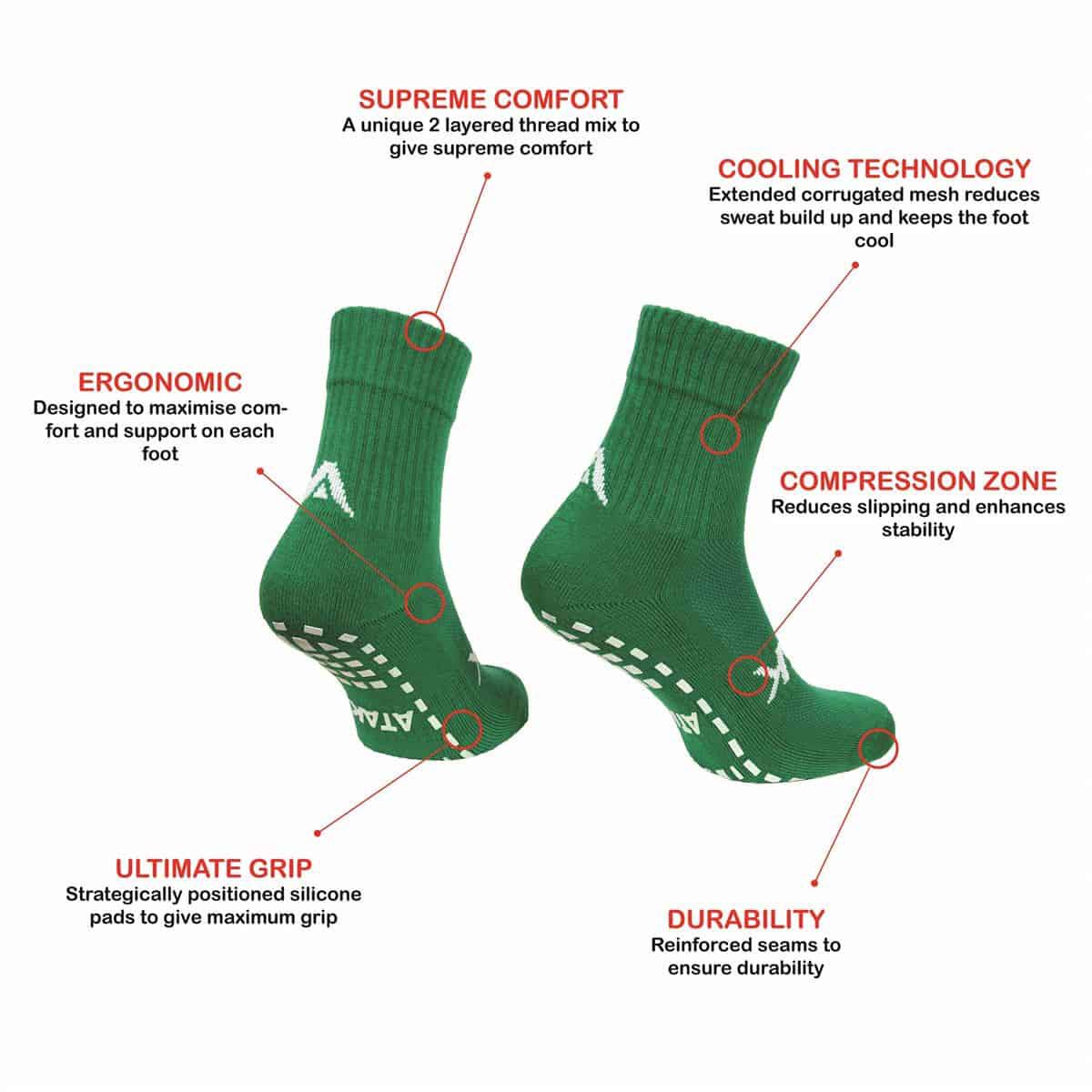 ATAK Gripzlite Pro Adult Socks