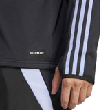 adidas All Blacks 1/4 Zip Long Sleeved Fleece Top