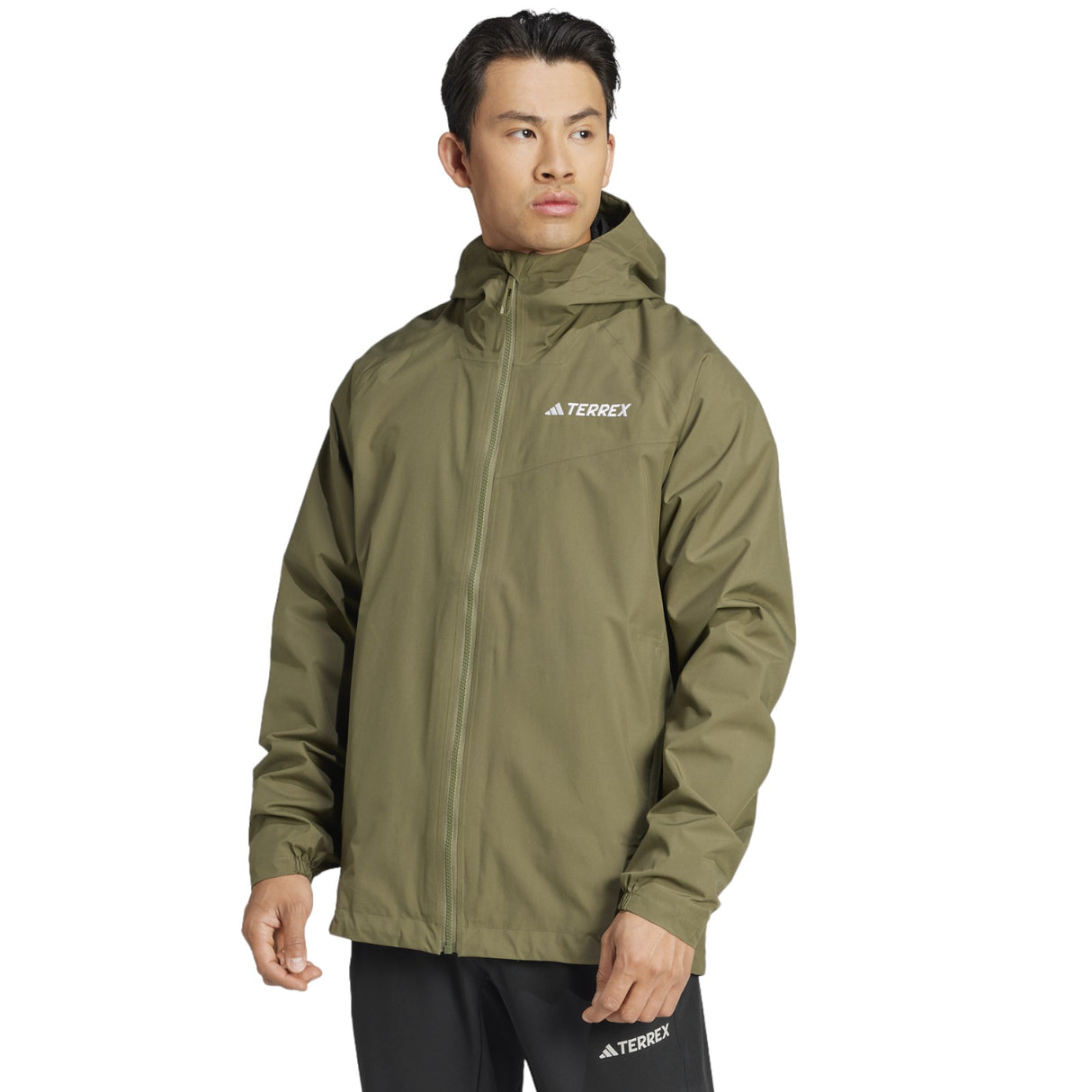 adidas Multi 2-Layer Mens Hooded Rain Jacket