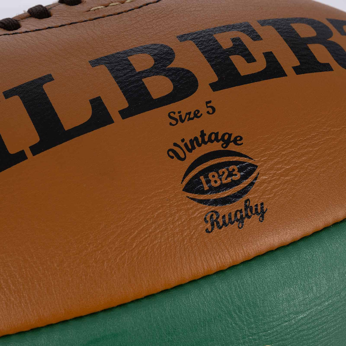 Gilbert IRFU Ireland Vintge Rugby 150th Leather Ball - Size 5