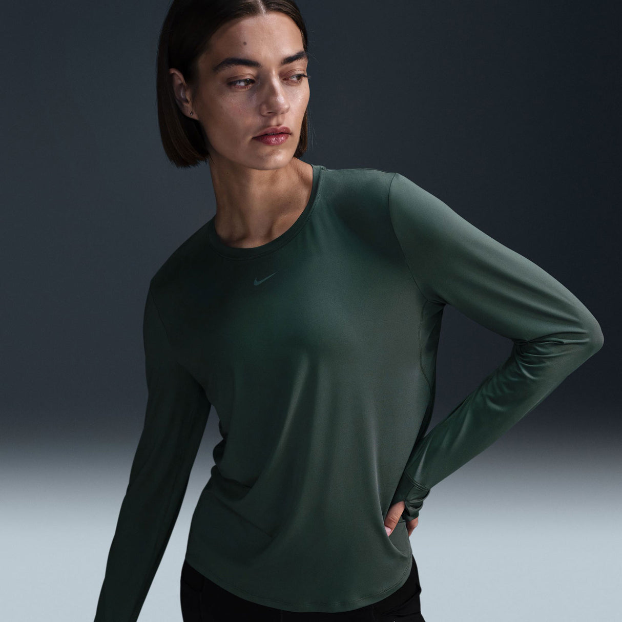 Nike One Classic Womens Dri-FIT Long-Sleeve Top