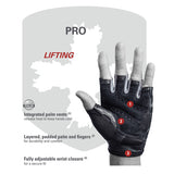 Harbinger Mens Pro Glove Black