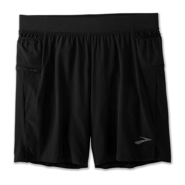 Brooks Sherpa 7in 2-in-1 Short Black