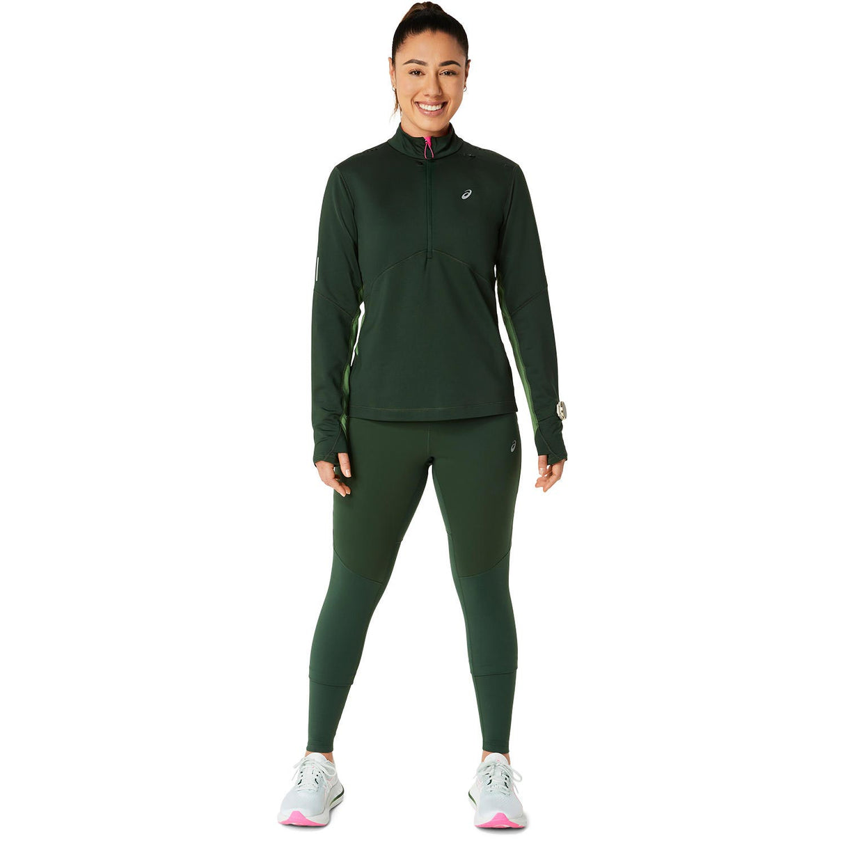 Asics Winter Run Half-Zip Mid Layer Womens Top