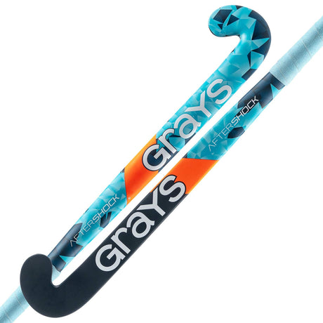 Grays Aftershock Ultrabow Junior Hockey Stick Navy/Sky