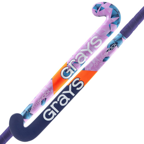 Grays Aftershock Ultrabow Junior Hockey Stick Purple/Blue