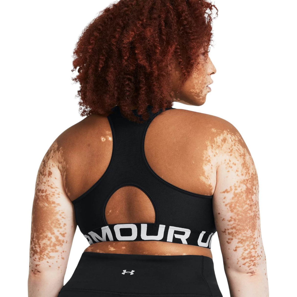 Under Armour HeatGear Armour Mid Branded Womens Sports Bra