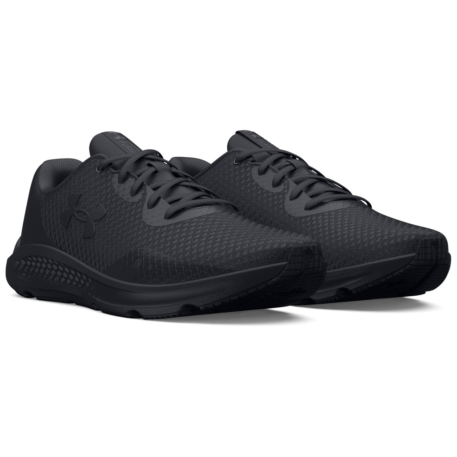 All black under armour mens shoes hotsell