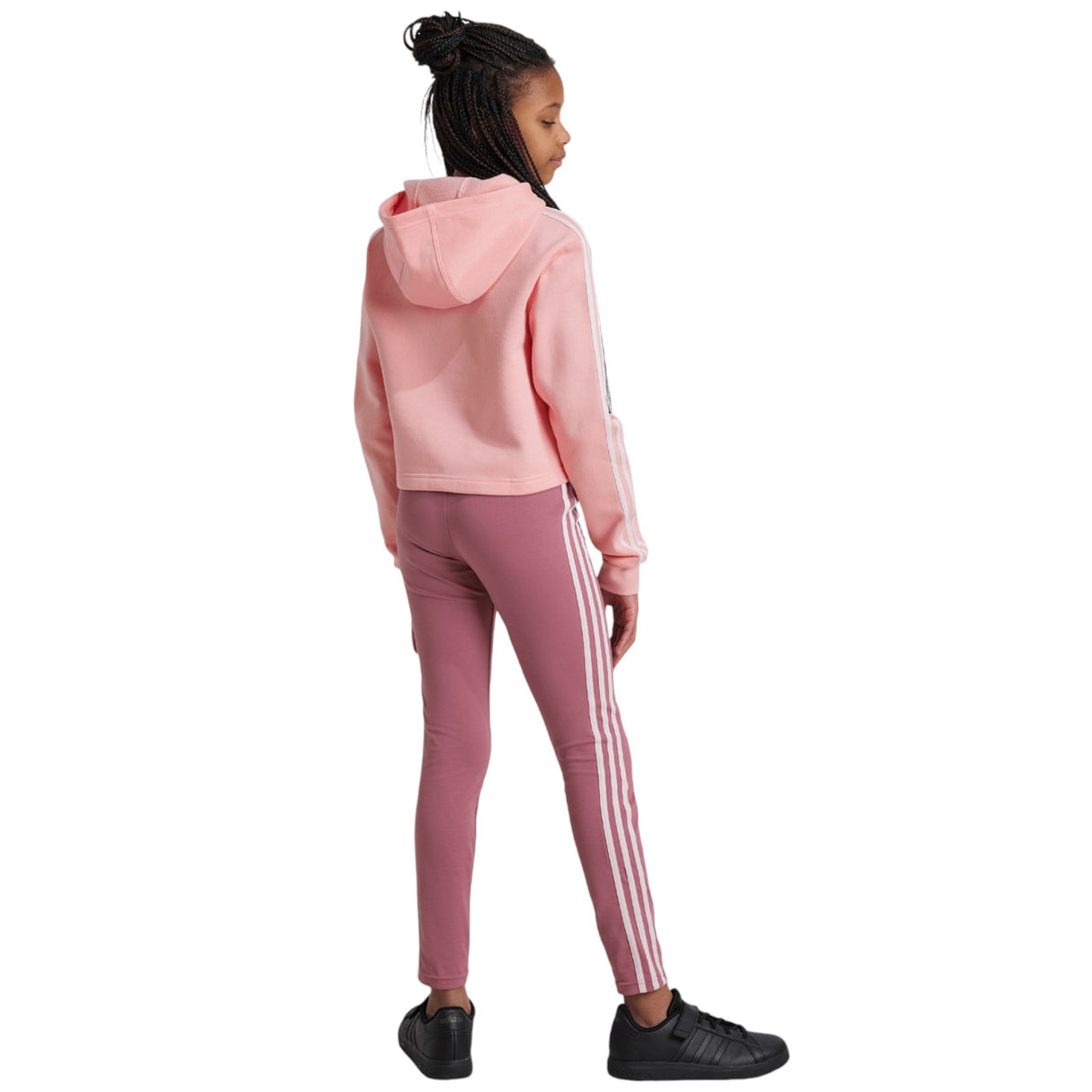 adidas Tiberio 3-Stripes Colorblock Girls Tracksuit