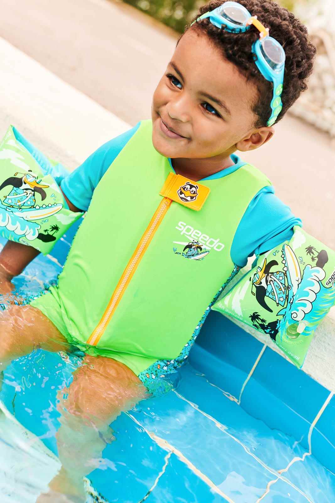 Speedo Kids Learn To Swim Character Printed Float Suit