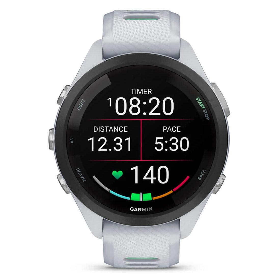 Garmin Forerunner® 265S Music Smartwatch - White