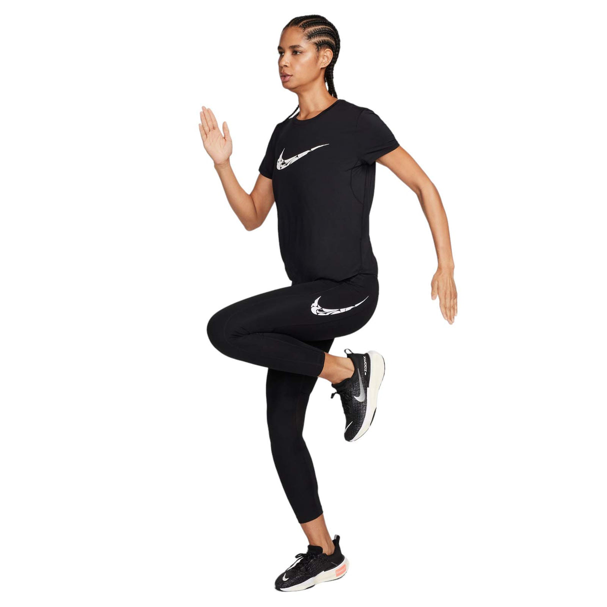 Nike One Swoosh Womens Dri-FIT Short-Sleeve Running Top