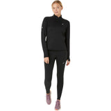 Asics Road Winter Womens 1/2 Zip Long Sleeved Mid Layer Top