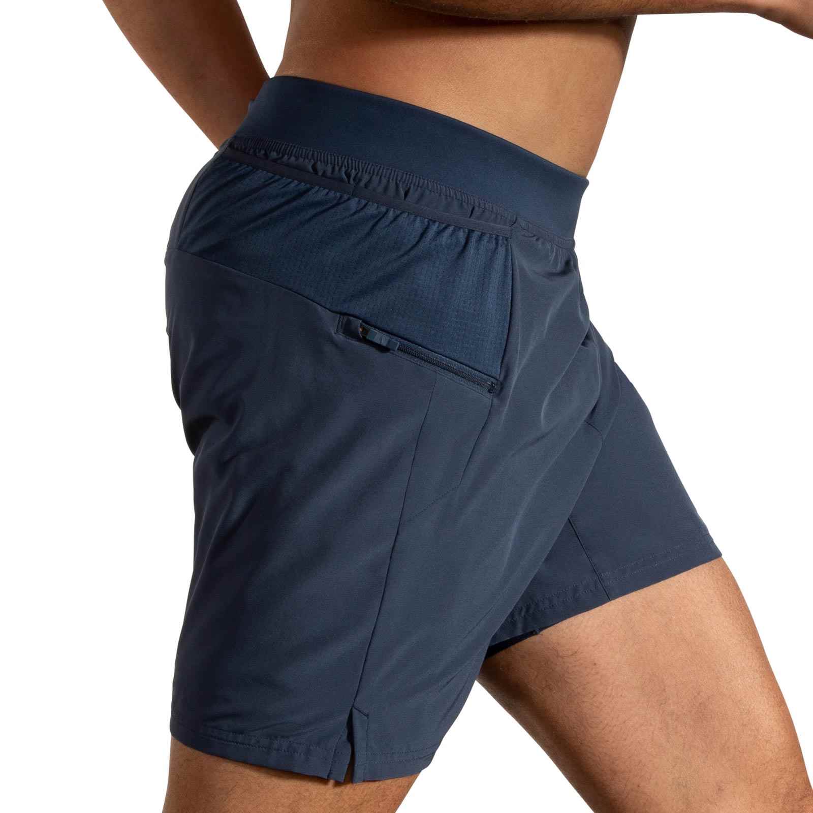 Brooks Sherpa 7inch 2 in 1 Mens Shorts