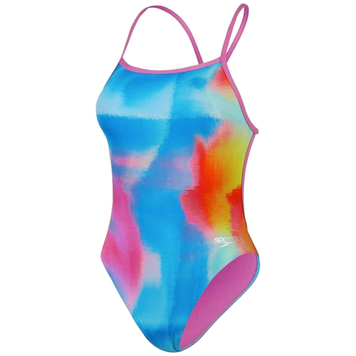 Speedo Allover Digital Vback Womens Swimsuit