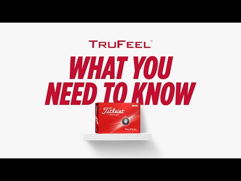 Titleist 2024 True Feel Golf Balls - Yellow